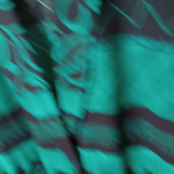 Vintage Irwin Alan Women's Size 13/14 Green and Black Patterned Blazer. Office - Picture 4 of 9